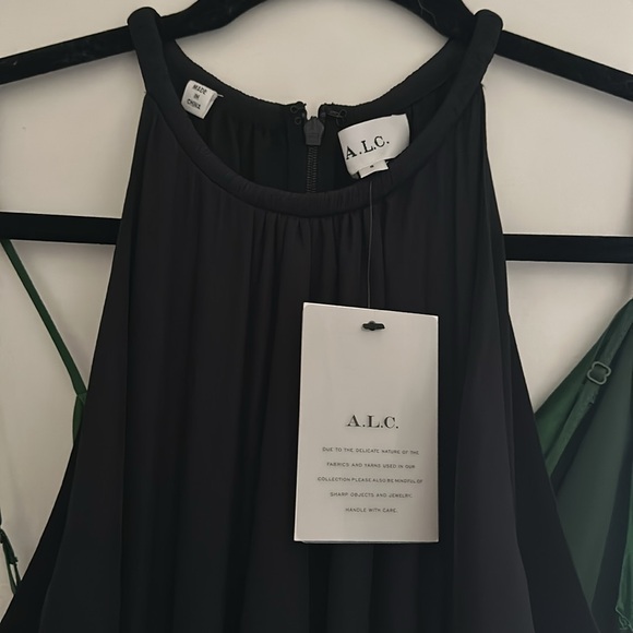 Black Maxi Dress with Cutout - Picture 4 of 4